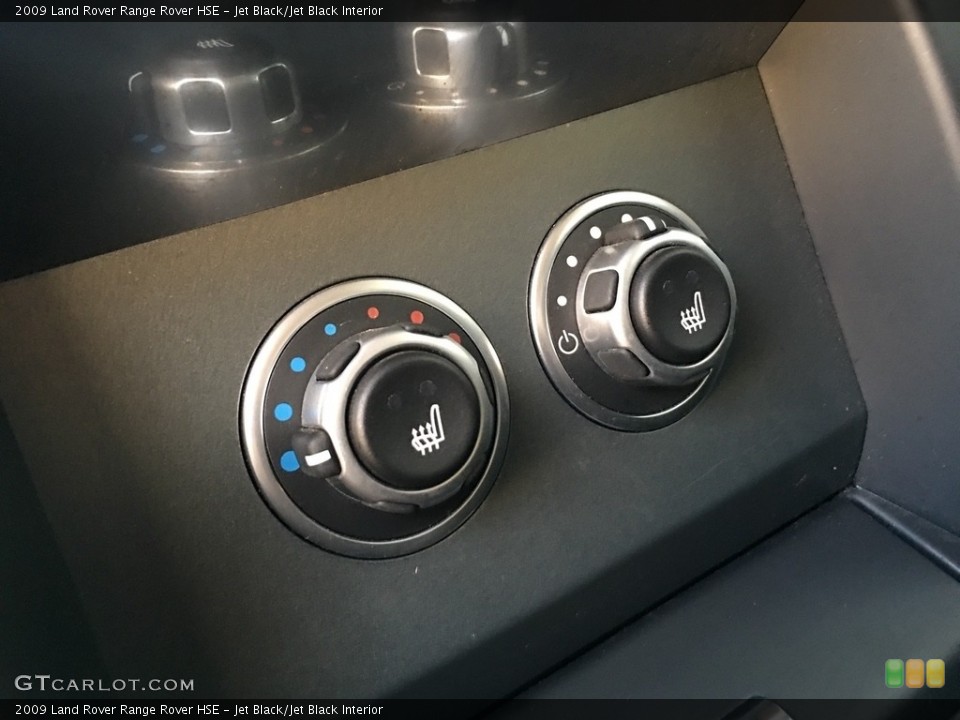 Jet Black/Jet Black Interior Controls for the 2009 Land Rover Range Rover HSE #138705285