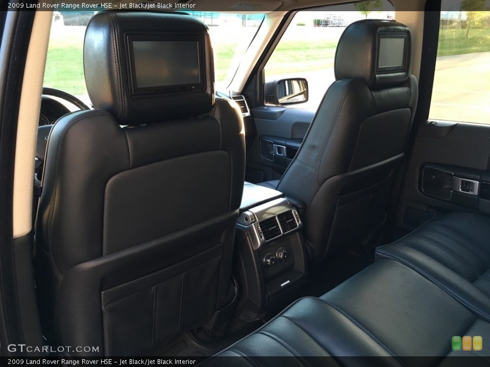 Jet Black/Jet Black Interior Rear Seat for the 2009 Land Rover Range Rover HSE #138705468