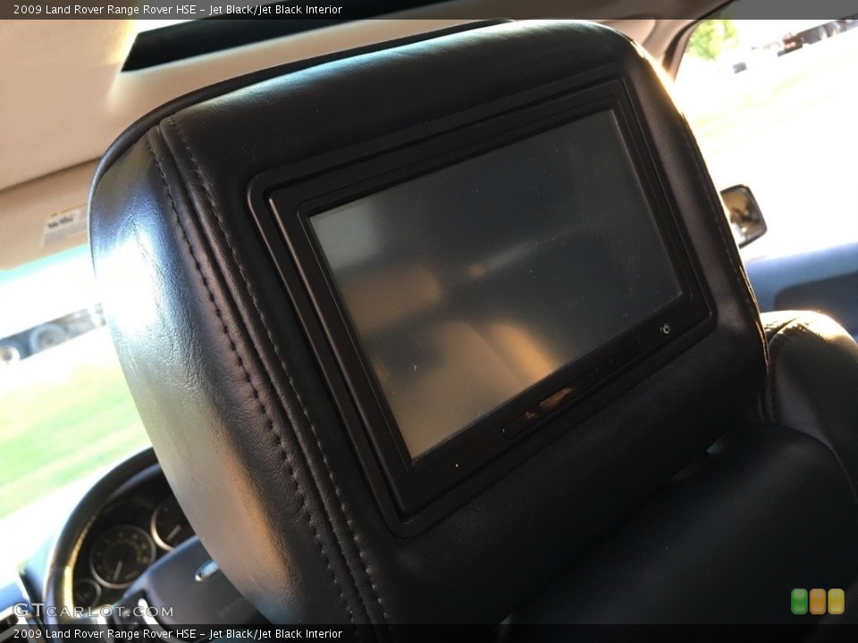 Jet Black/Jet Black Interior Entertainment System for the 2009 Land Rover Range Rover HSE #138705531