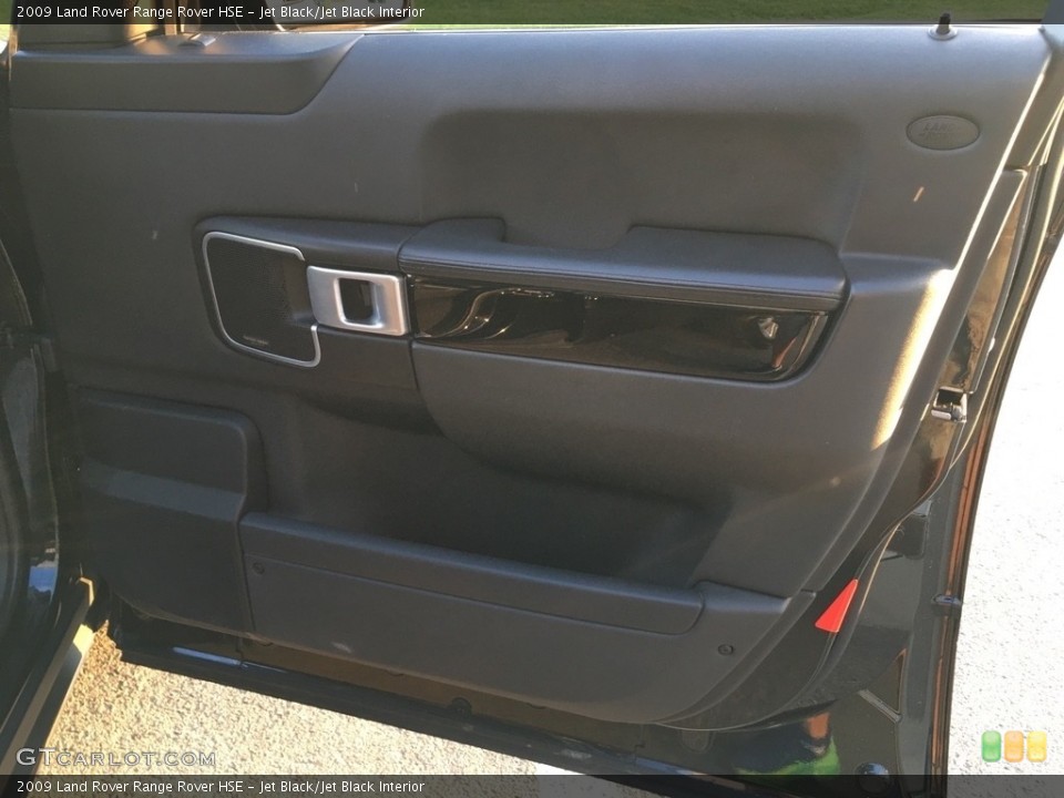 Jet Black/Jet Black Interior Door Panel for the 2009 Land Rover Range Rover HSE #138705582