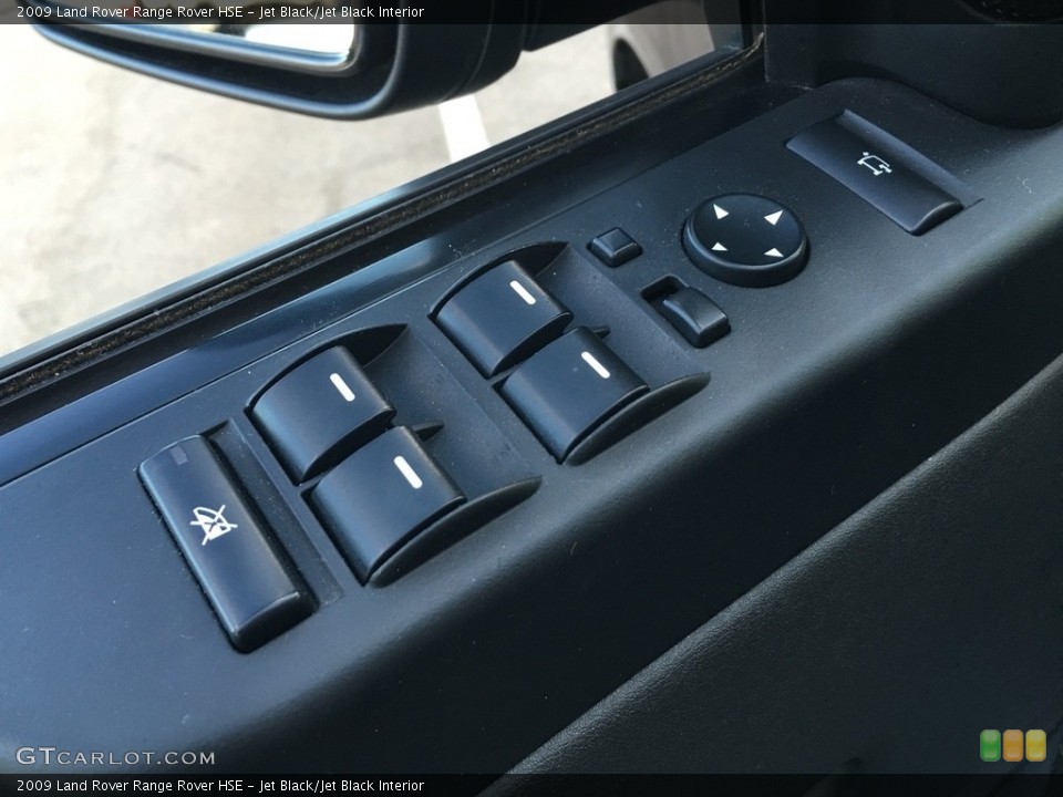 Jet Black/Jet Black Interior Controls for the 2009 Land Rover Range Rover HSE #138705648