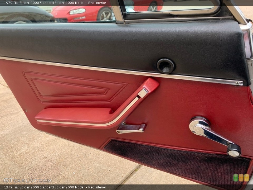 Red Interior Door Panel for the 1979 Fiat Spider 2000  #138706491