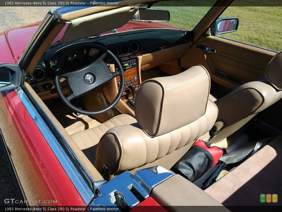 Palomino Interior Photo for the 1983 Mercedes-Benz SL Class 380 SL Roadster #138709080