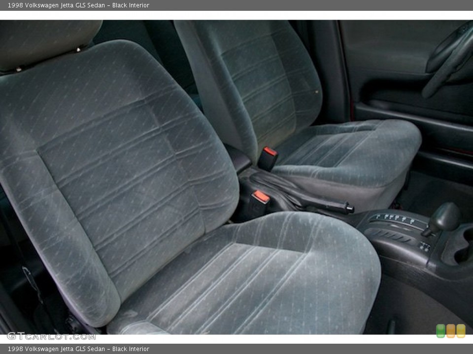 Black Interior Front Seat for the 1998 Volkswagen Jetta GLS Sedan #138710061