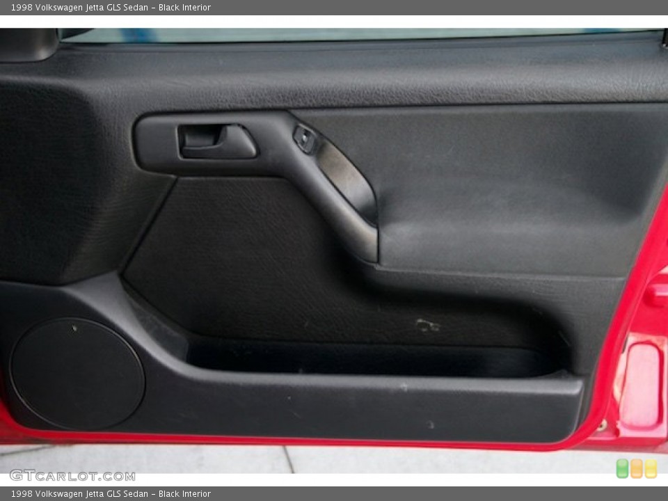 Black Interior Door Panel for the 1998 Volkswagen Jetta GLS Sedan #138710148