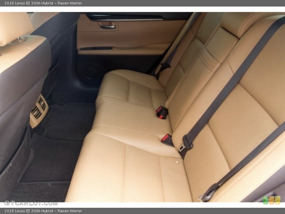 Flaxen Interior Rear Seat for the 2016 Lexus ES 300h Hybrid #138711378