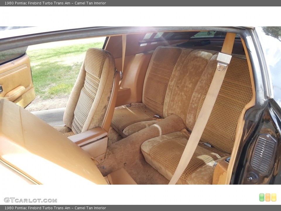 Camel Tan Interior Rear Seat for the 1980 Pontiac Firebird Turbo Trans Am #138711483