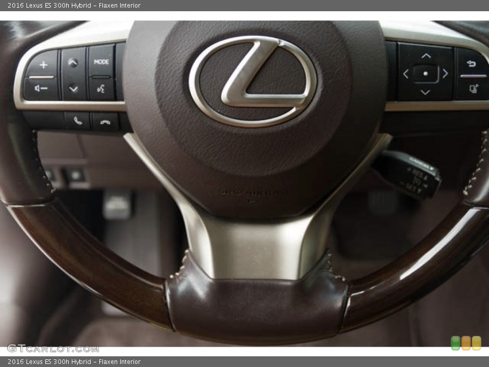 Flaxen Interior Steering Wheel for the 2016 Lexus ES 300h Hybrid #138711501