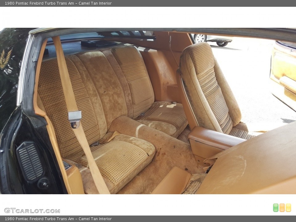 Camel Tan Interior Rear Seat for the 1980 Pontiac Firebird Turbo Trans Am #138711507