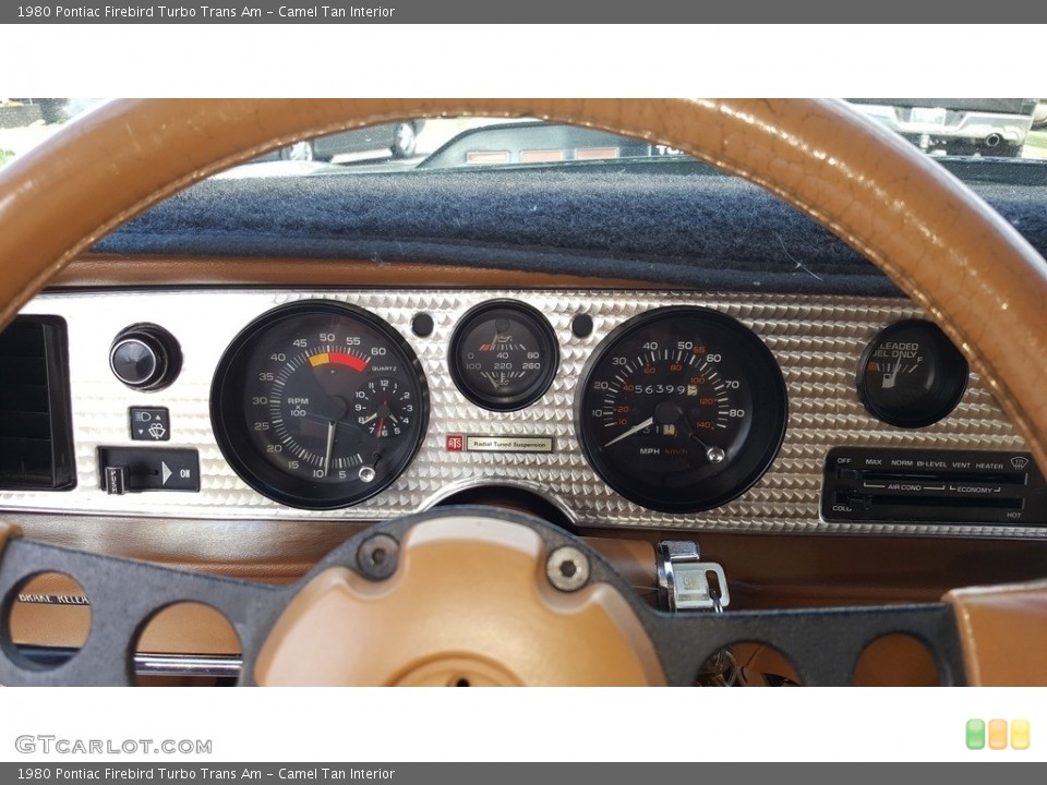 Camel Tan Interior Gauges for the 1980 Pontiac Firebird Turbo Trans Am #138711522