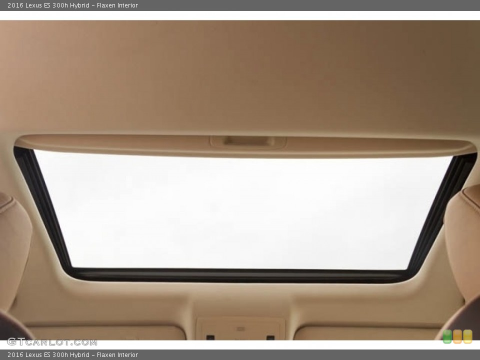 Flaxen Interior Sunroof for the 2016 Lexus ES 300h Hybrid #138711540