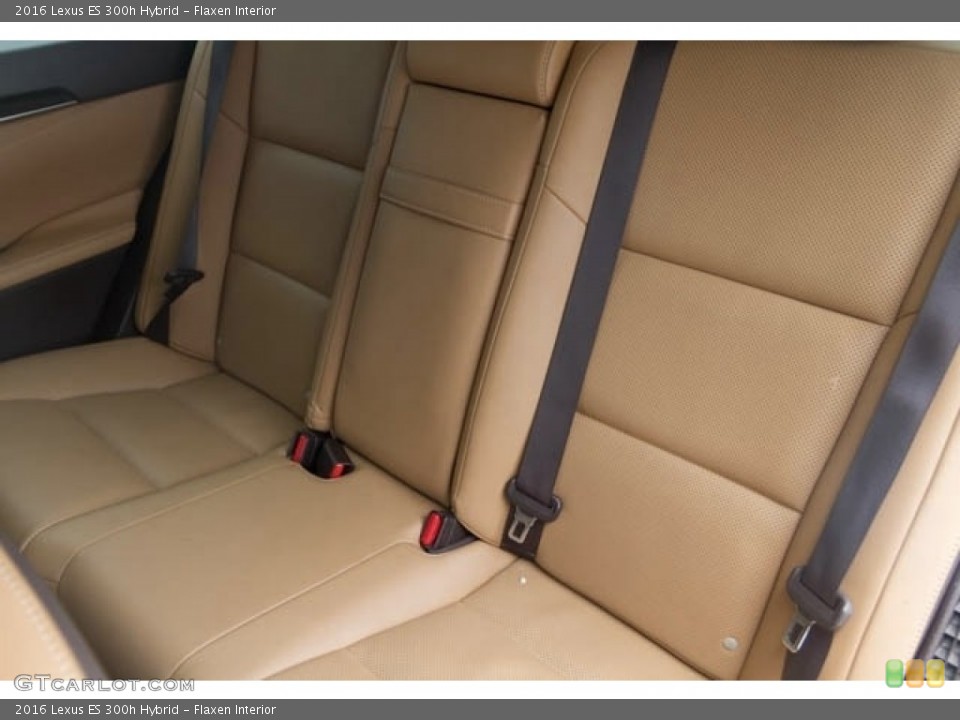 Flaxen Interior Rear Seat for the 2016 Lexus ES 300h Hybrid #138711558