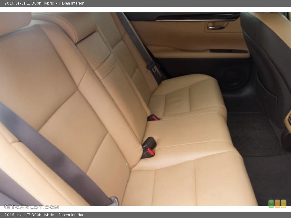 Flaxen Interior Rear Seat for the 2016 Lexus ES 300h Hybrid #138711576