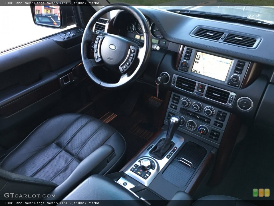Jet Black Interior Dashboard for the 2008 Land Rover Range Rover V8 HSE #138712557