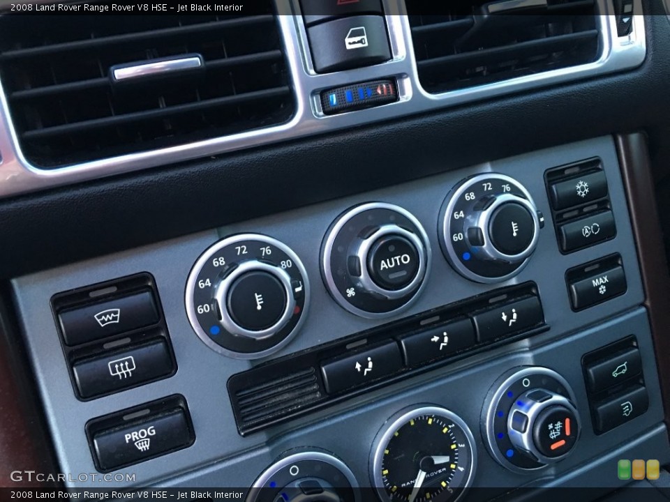 Jet Black Interior Controls for the 2008 Land Rover Range Rover V8 HSE #138712647