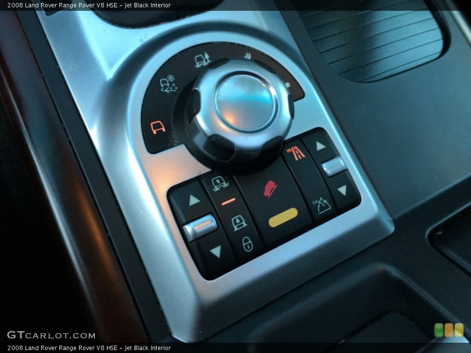 Jet Black Interior Controls for the 2008 Land Rover Range Rover V8 HSE #138712836
