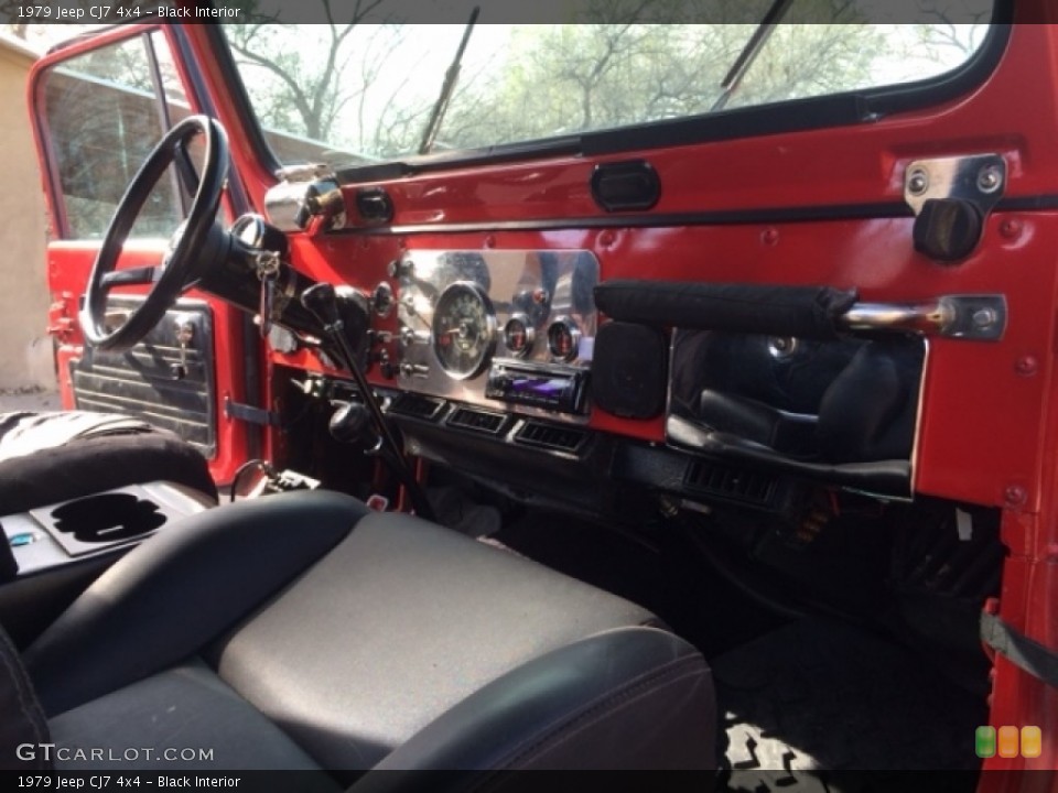Black Interior Photo for the 1979 Jeep CJ7 4x4 #138714378