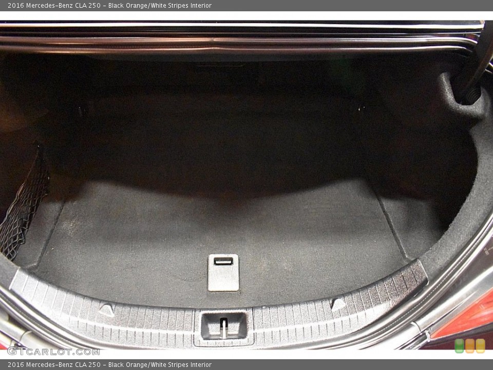 Black Orange/White Stripes Interior Trunk for the 2016 Mercedes-Benz CLA 250 #138715119