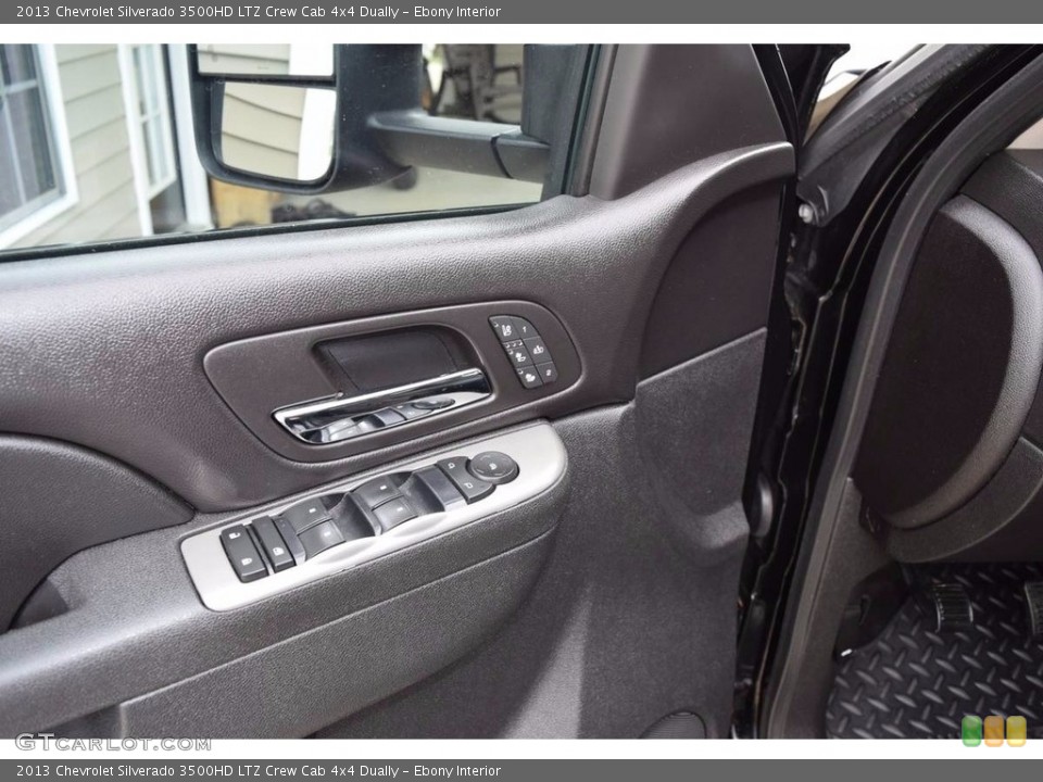 Ebony Interior Door Panel for the 2013 Chevrolet Silverado 3500HD LTZ Crew Cab 4x4 Dually #138715383