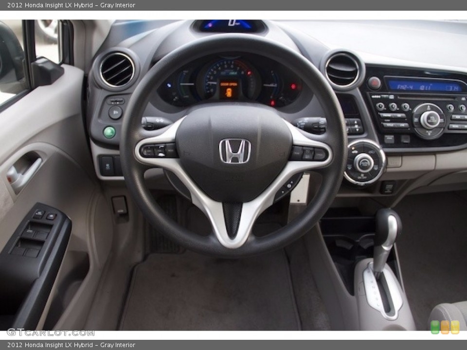 Gray Interior Dashboard for the 2012 Honda Insight LX Hybrid #138716082