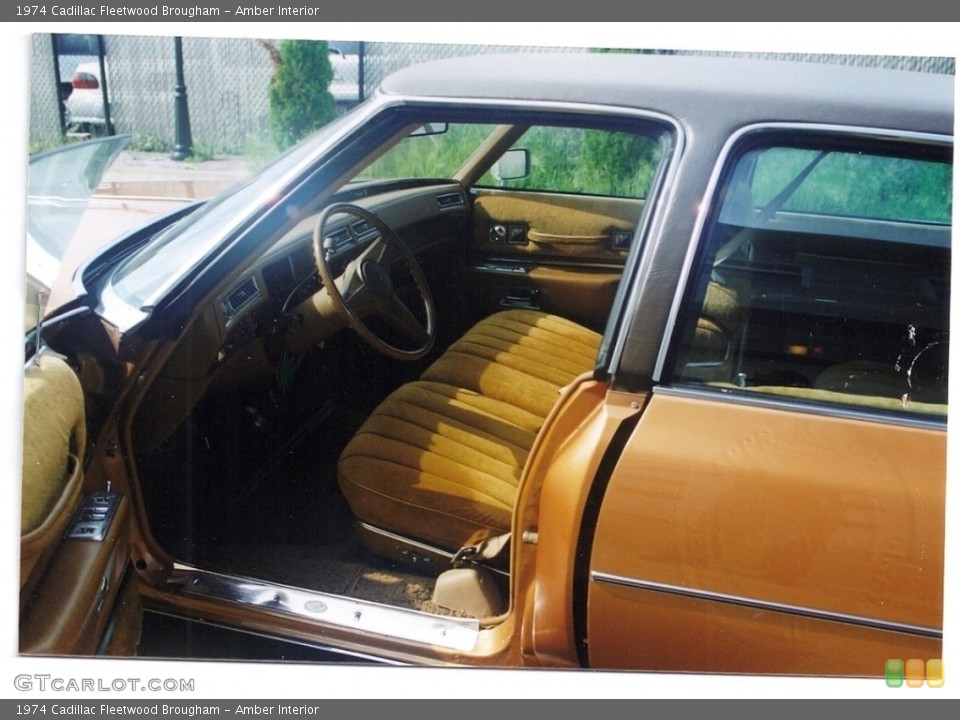 Amber 1974 Cadillac Fleetwood Interiors