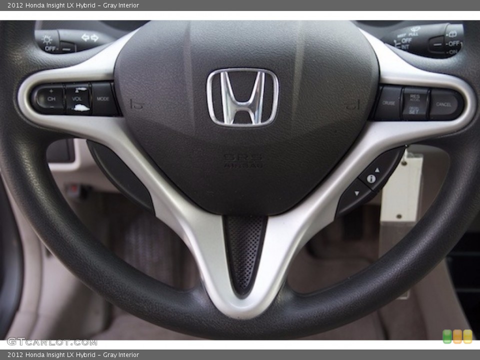 Gray Interior Steering Wheel for the 2012 Honda Insight LX Hybrid #138716199