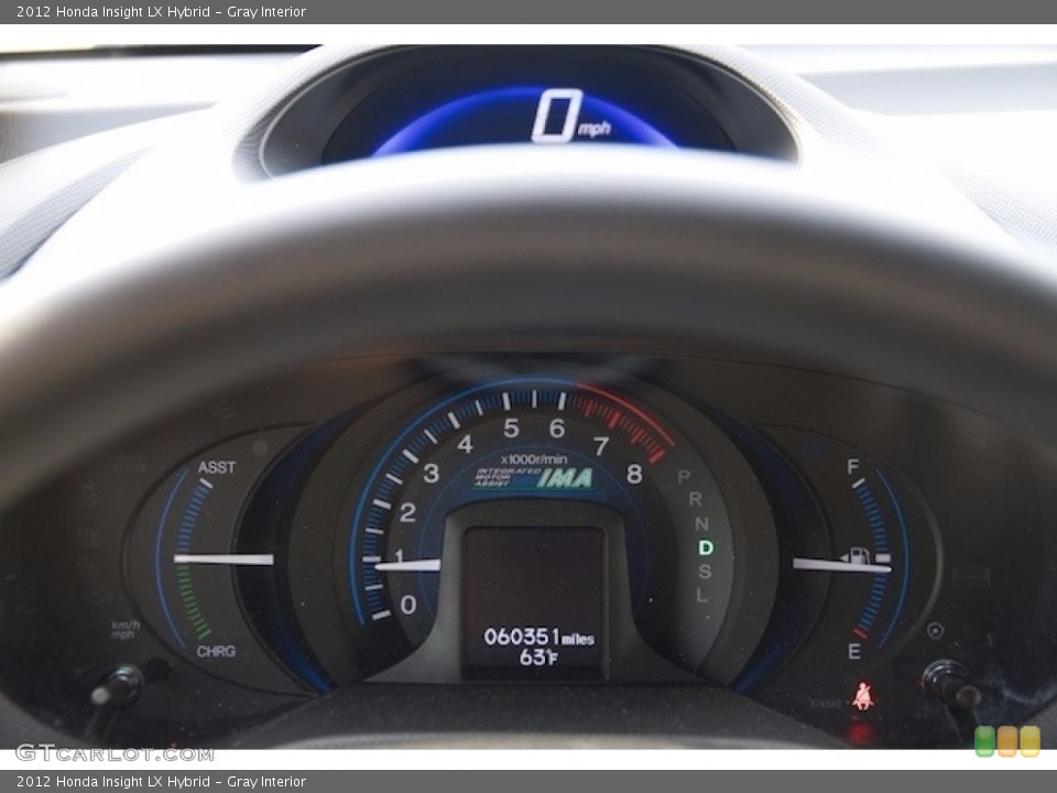 Gray Interior Gauges for the 2012 Honda Insight LX Hybrid #138716343