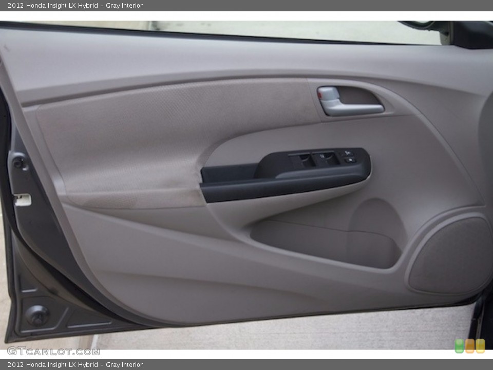 Gray Interior Door Panel for the 2012 Honda Insight LX Hybrid #138716361