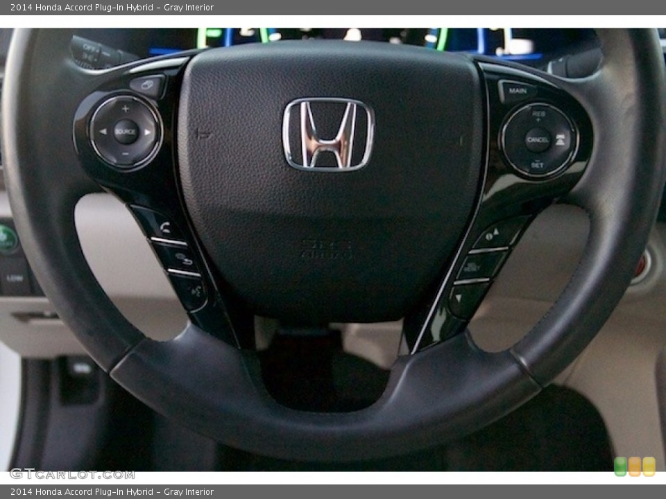Gray Interior Steering Wheel for the 2014 Honda Accord Plug-In Hybrid #138716715