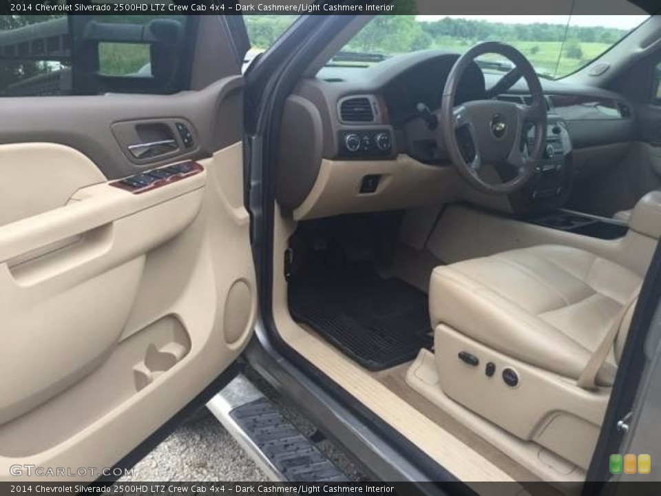 Dark Cashmere/Light Cashmere 2014 Chevrolet Silverado 2500HD Interiors