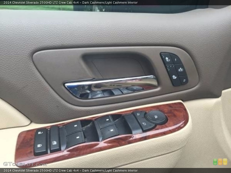 Dark Cashmere/Light Cashmere Interior Door Panel for the 2014 Chevrolet Silverado 2500HD LTZ Crew Cab 4x4 #138718050