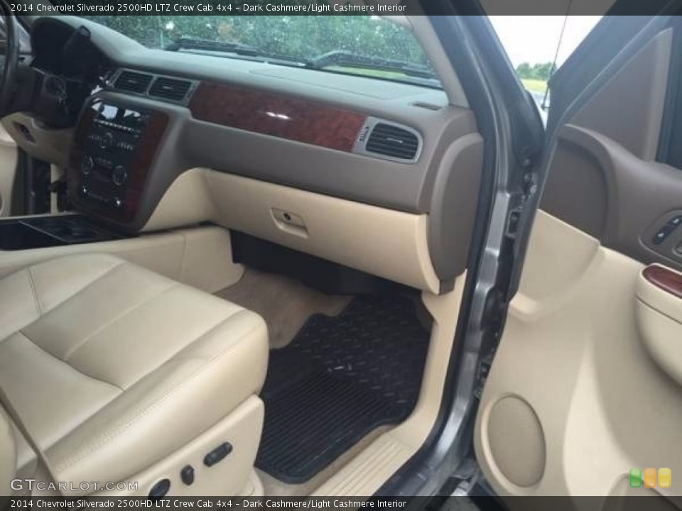 Dark Cashmere/Light Cashmere Interior Dashboard for the 2014 Chevrolet Silverado 2500HD LTZ Crew Cab 4x4 #138718119