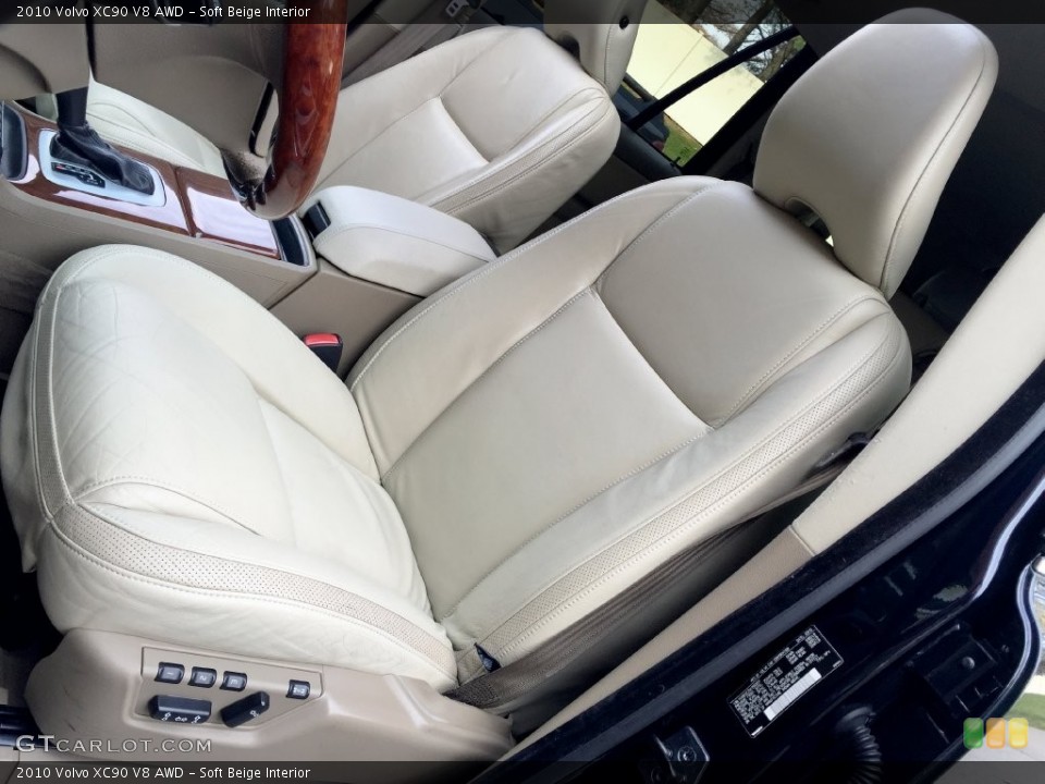 Soft Beige Interior Front Seat for the 2010 Volvo XC90 V8 AWD #138719340