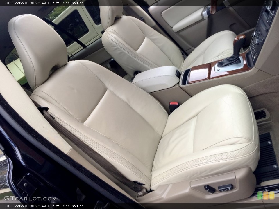 Soft Beige Interior Front Seat for the 2010 Volvo XC90 V8 AWD #138719353