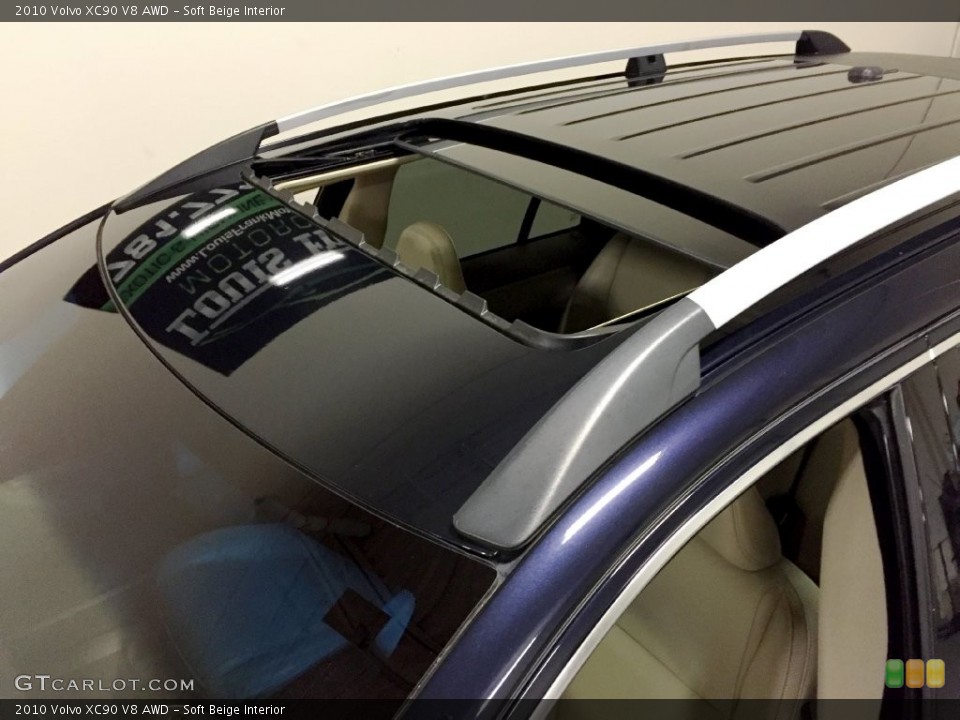 Soft Beige Interior Sunroof for the 2010 Volvo XC90 V8 AWD #138719832