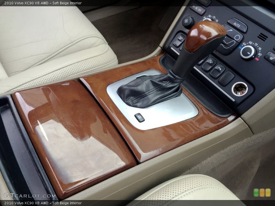 Soft Beige Interior Transmission for the 2010 Volvo XC90 V8 AWD #138720177