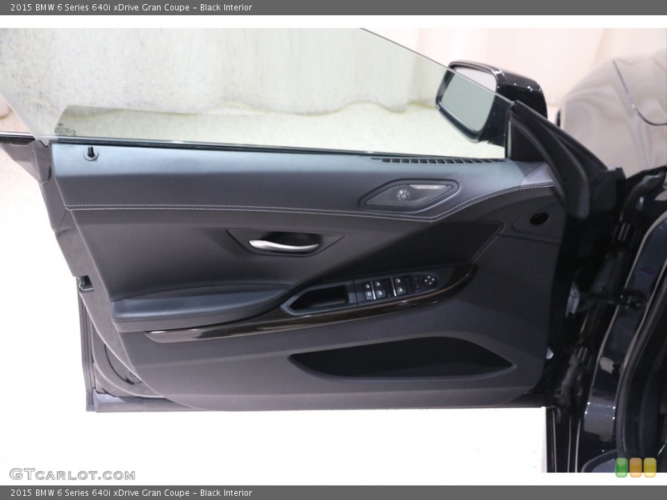 Black Interior Door Panel for the 2015 BMW 6 Series 640i xDrive Gran Coupe #138720354