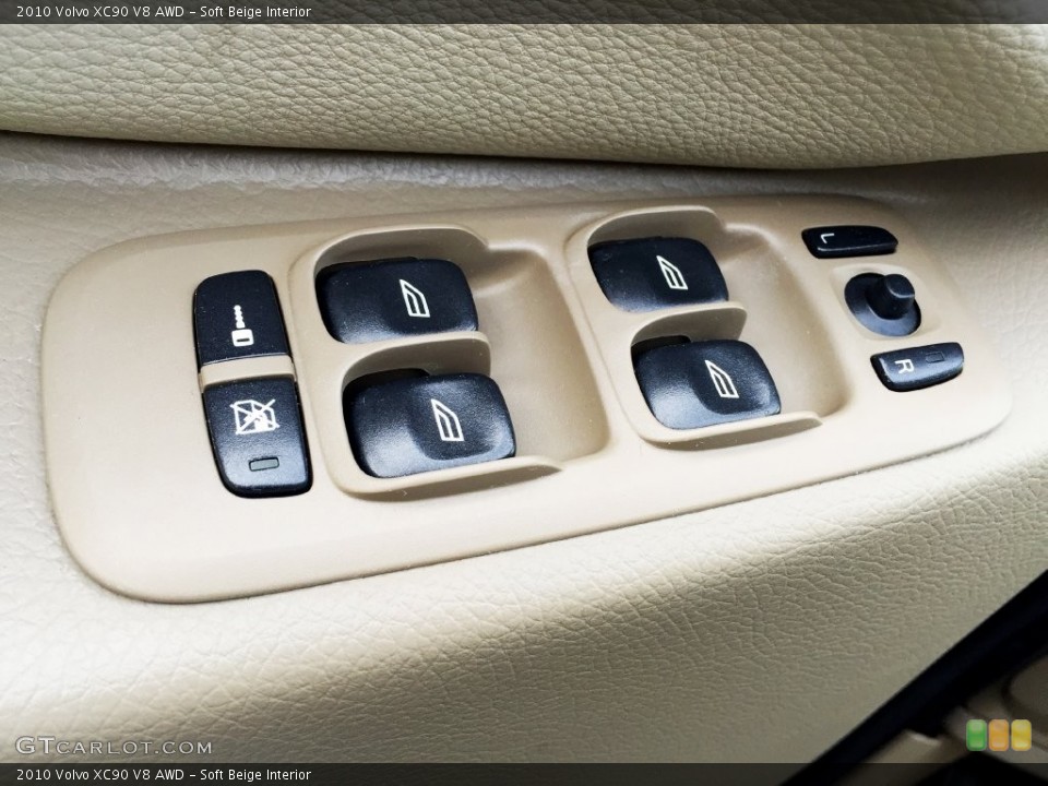 Soft Beige Interior Controls for the 2010 Volvo XC90 V8 AWD #138720546