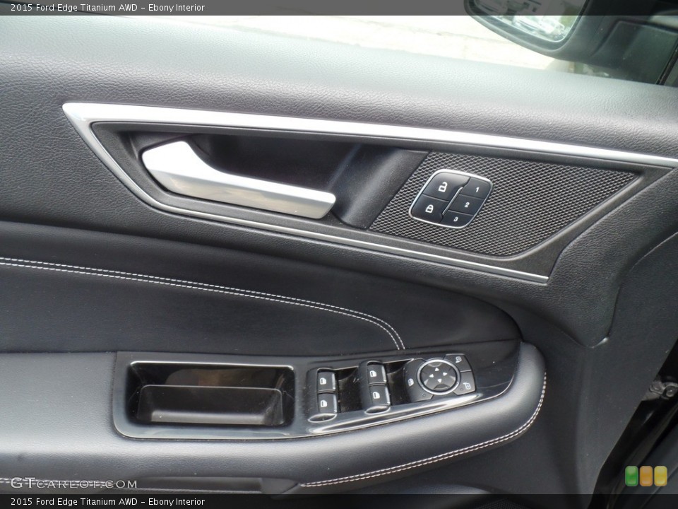 Ebony Interior Door Panel for the 2015 Ford Edge Titanium AWD #138721497