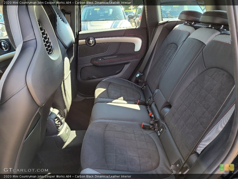 Carbon Black Dinamica/Leather 2020 Mini Countryman Interiors