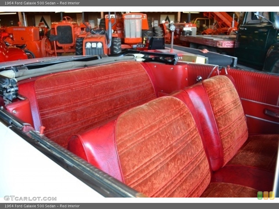 Red 1964 Ford Galaxie Interiors