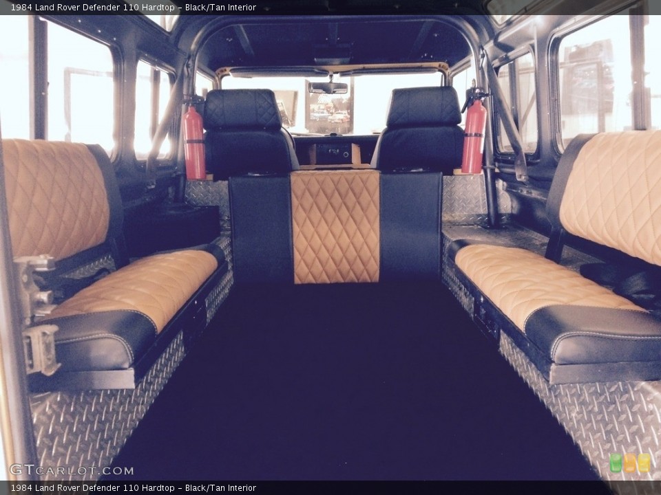 Black/Tan Interior Rear Seat for the 1984 Land Rover Defender 110 Hardtop #138724458