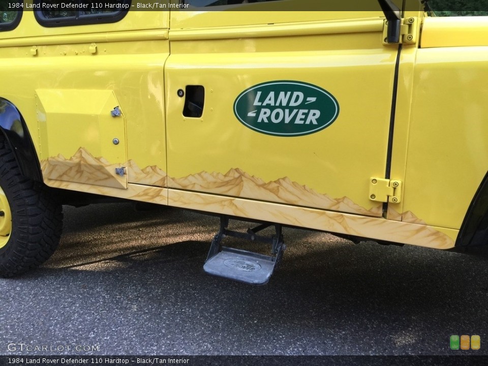 Black/Tan Interior Door Panel for the 1984 Land Rover Defender 110 Hardtop #138724743