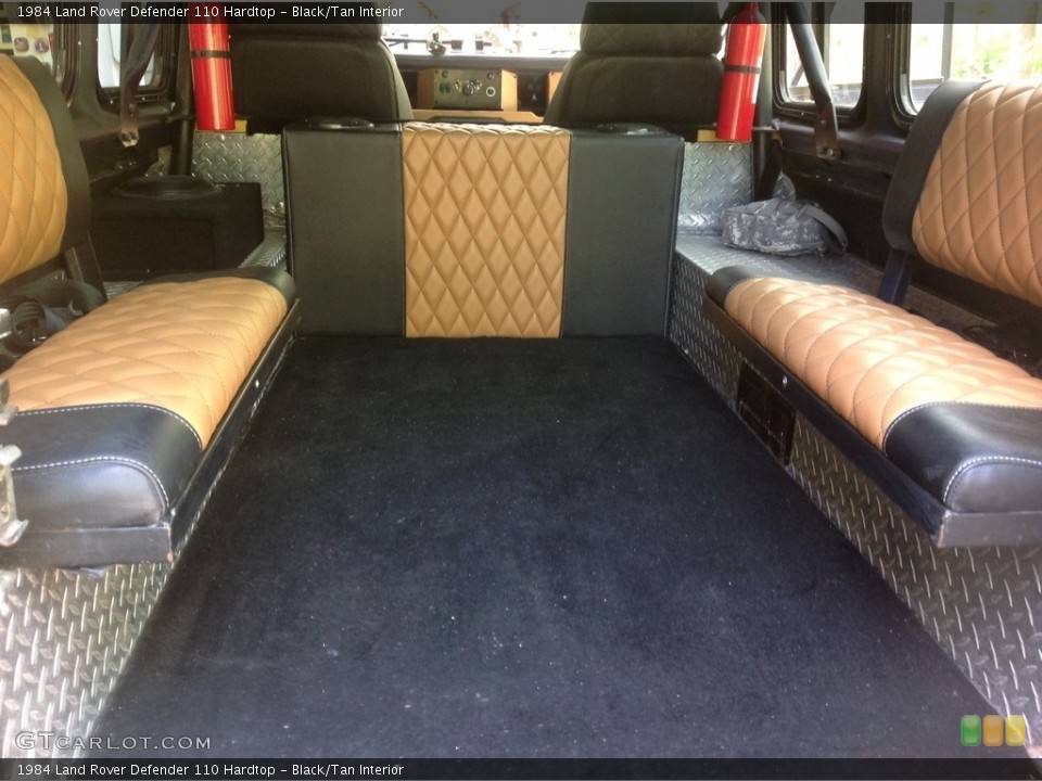 Black/Tan Interior Rear Seat for the 1984 Land Rover Defender 110 Hardtop #138724923