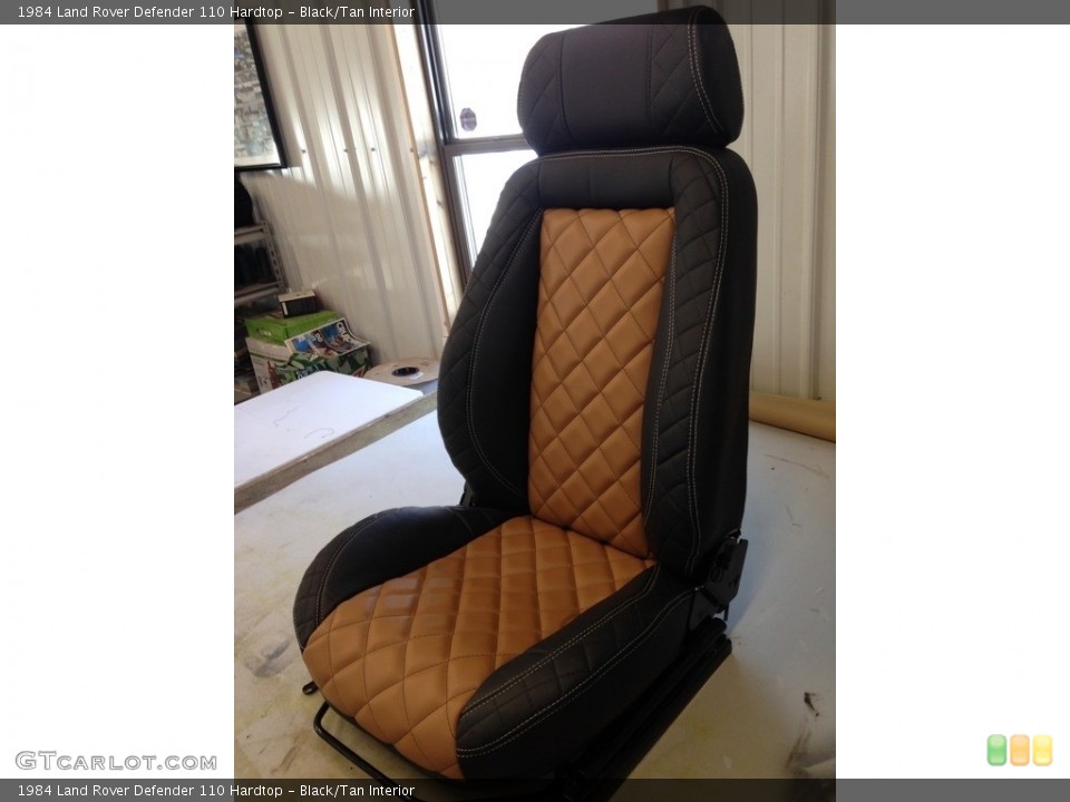 Black/Tan 1984 Land Rover Defender Interiors