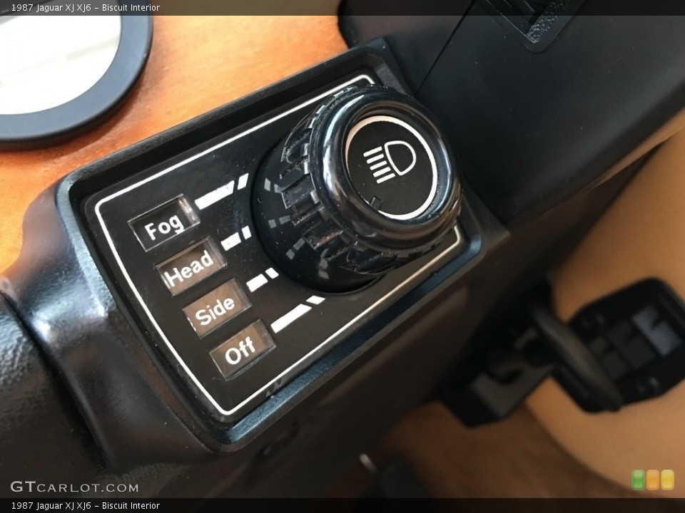 Biscuit Interior Controls for the 1987 Jaguar XJ XJ6 #138725010