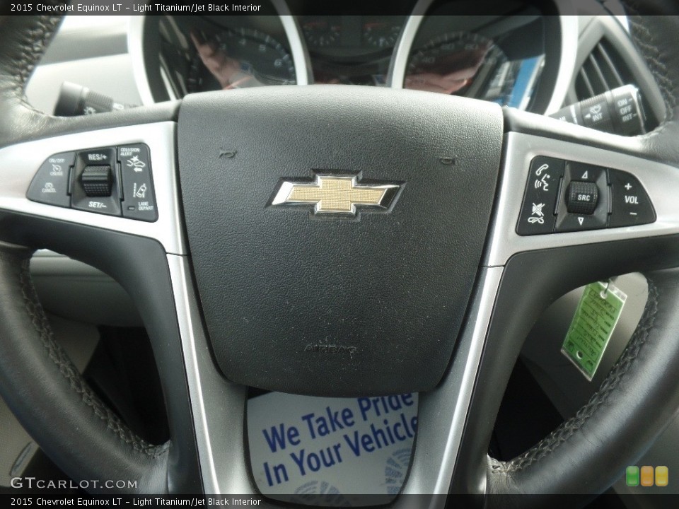 Light Titanium/Jet Black Interior Steering Wheel for the 2015 Chevrolet Equinox LT #138725994