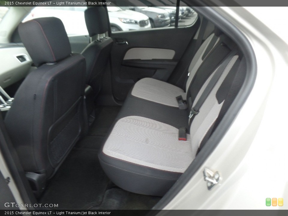 Light Titanium/Jet Black Interior Rear Seat for the 2015 Chevrolet Equinox LT #138726051