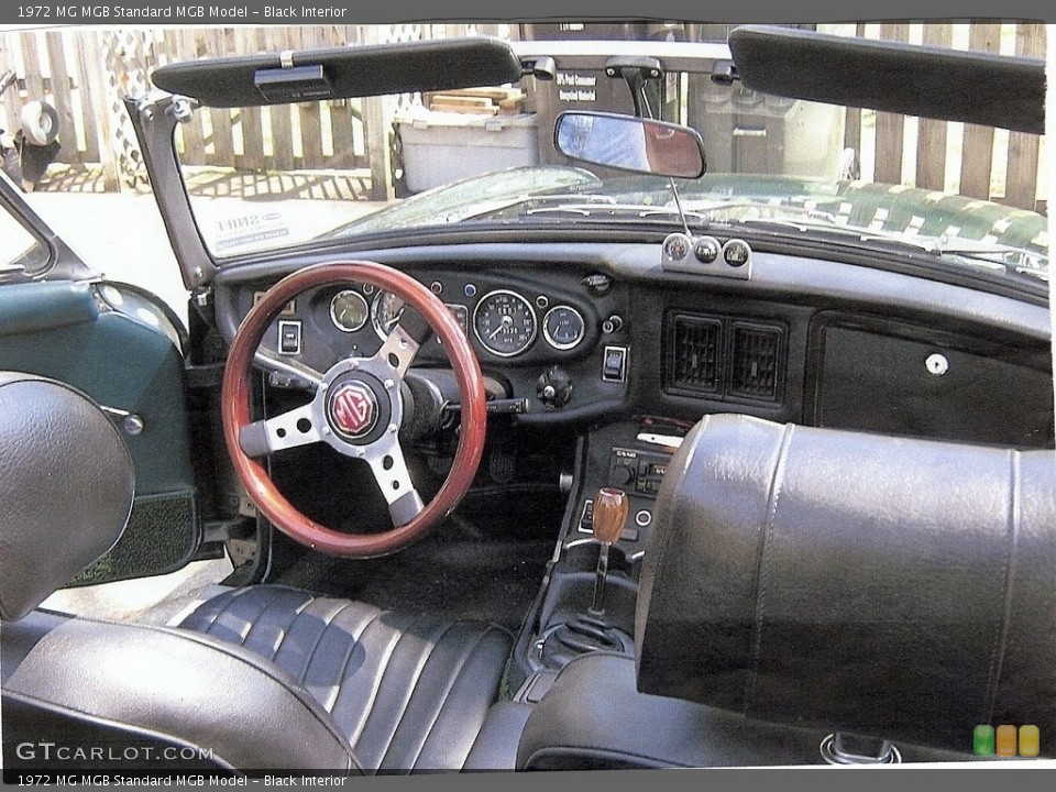 Black Interior Dashboard for the 1972 MG MGB  #138726897