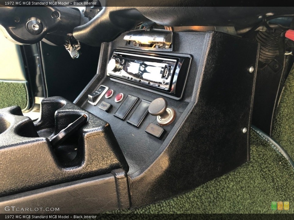 Black Interior Controls for the 1972 MG MGB  #138727269
